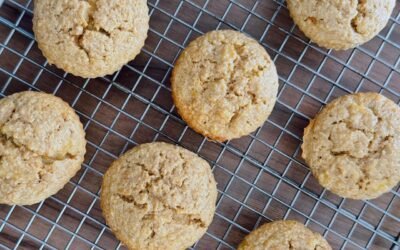 Muffins de plátano y avena